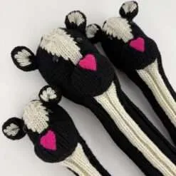 Alternative view of Skunk Knit Wool Headcovers