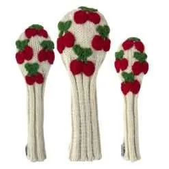 Cherry knit headcovers