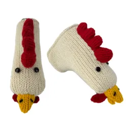 Sunfish Golf Headcovers and Golf Accessories 37 Rooster knit blade putter cover