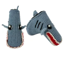Duraleather Headcovers - SHIPS NOW! 64 shark knit animal blade putter cover
