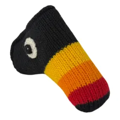 Alternative view of Toucan Knitted Blade Putter Cover With Magnetic Closure