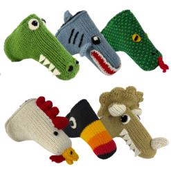 Knit Blade Putter Cover With Magnetic Closure (Choose Design)