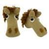 Horse Knitted Blade Putter Cover With Magnetic Closure 11 knit horse blade putter cover