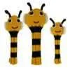 Bee Animal Knit Headcovers (Driver, Fairway, Hybrid, or Set) 9 bee animal knit headcovers